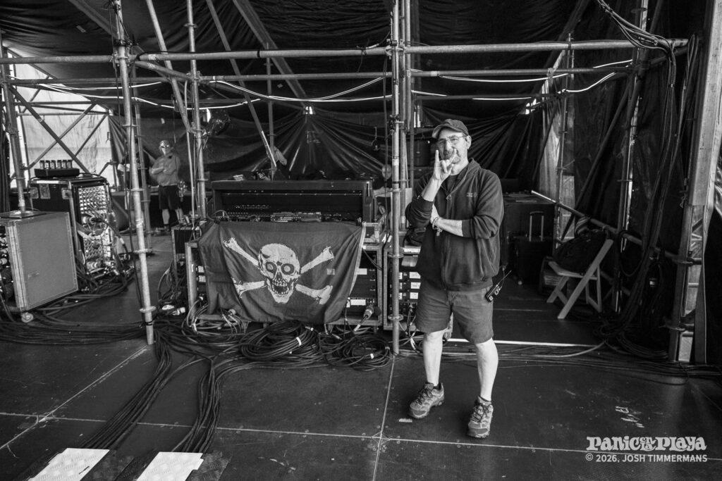 Widespread Panic rehearsal and soundcheck at Panic en la Playa Trece on January 19, 2026