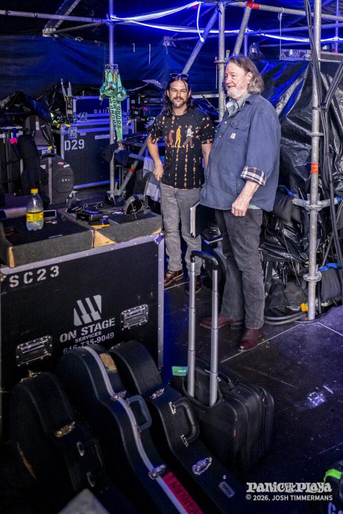 Widespread Panic rehearsal and soundcheck at Panic en la Playa Trece on January 19, 2026
