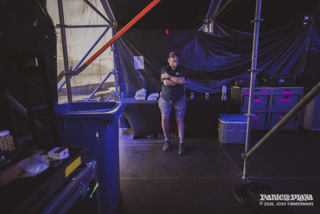 Widespread Panic rehearsal and soundcheck at Panic en la Playa Trece on January 19, 2026