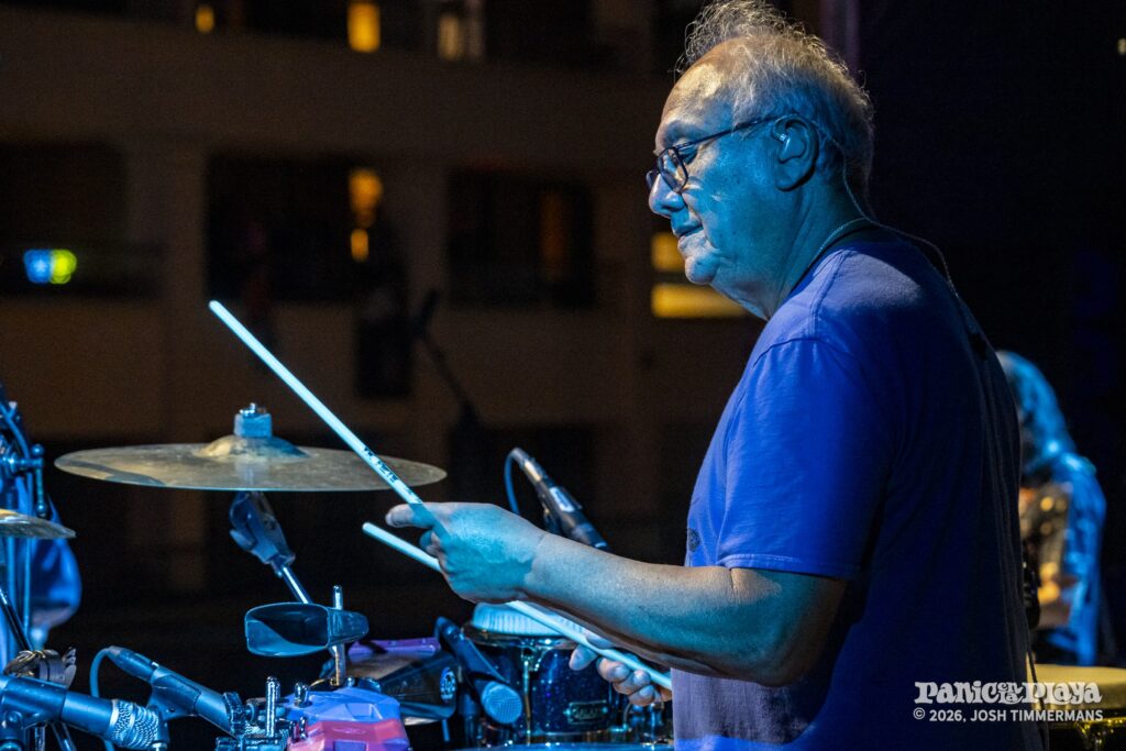 Widespread Panic rehearsal and soundcheck at Panic en la Playa Trece on January 19, 2026