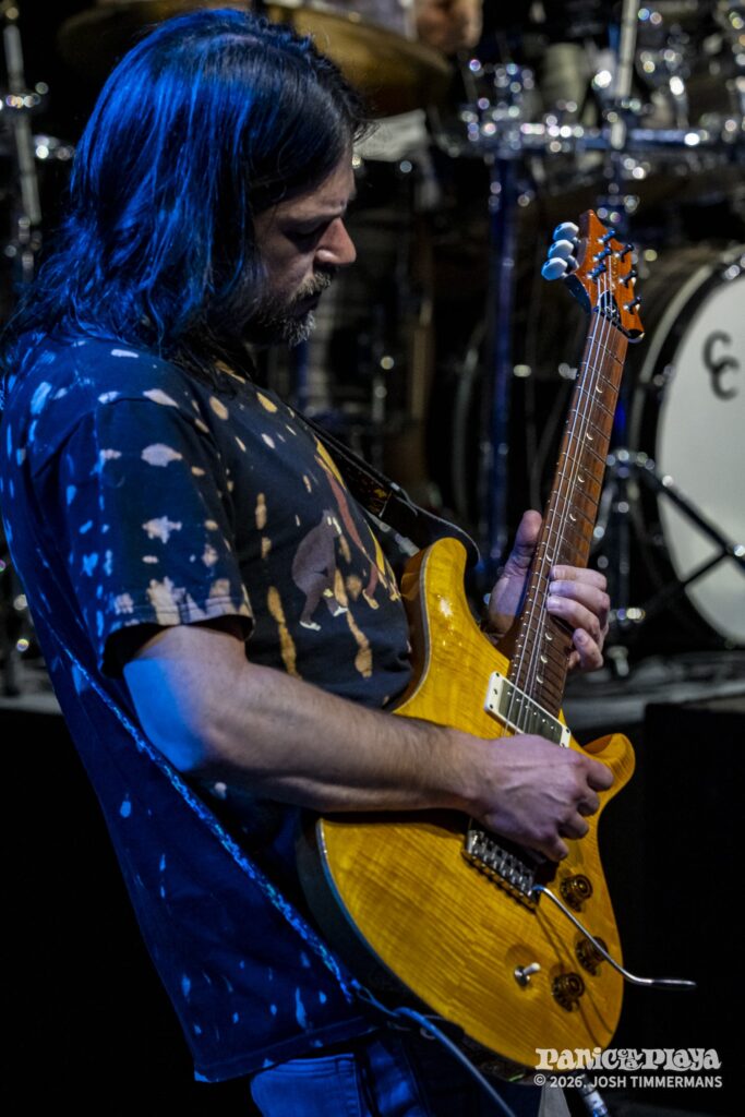 Widespread Panic rehearsal and soundcheck at Panic en la Playa Trece on January 19, 2026