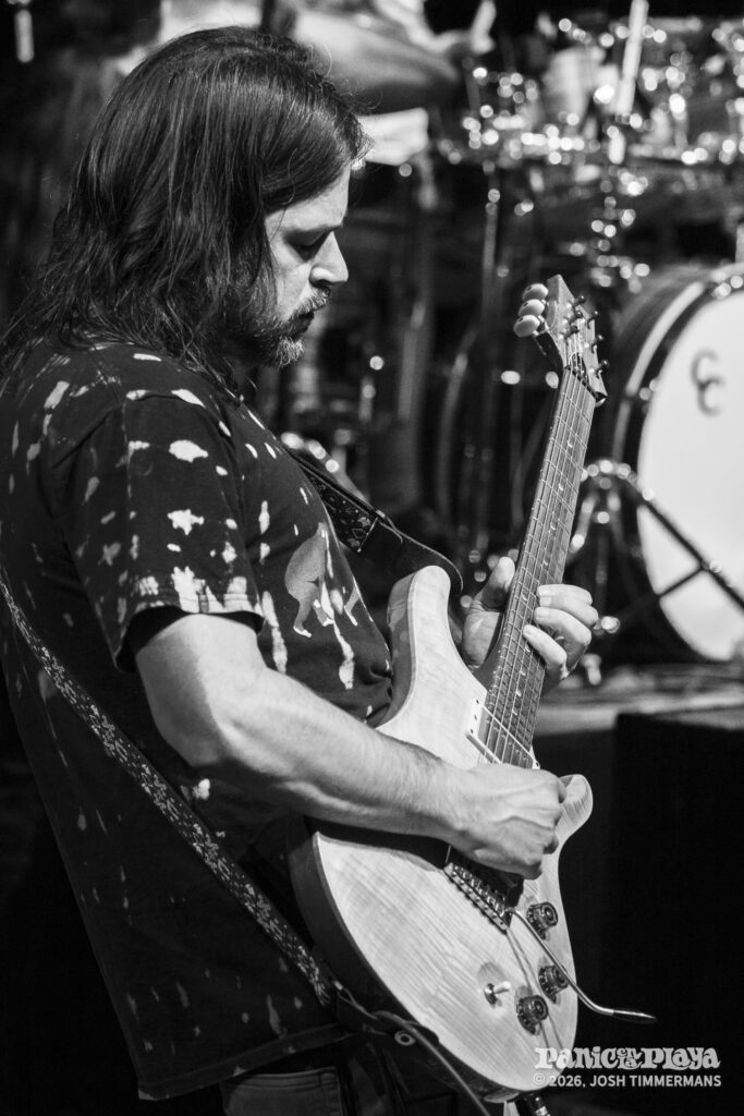 Widespread Panic rehearsal and soundcheck at Panic en la Playa Trece on January 19, 2026