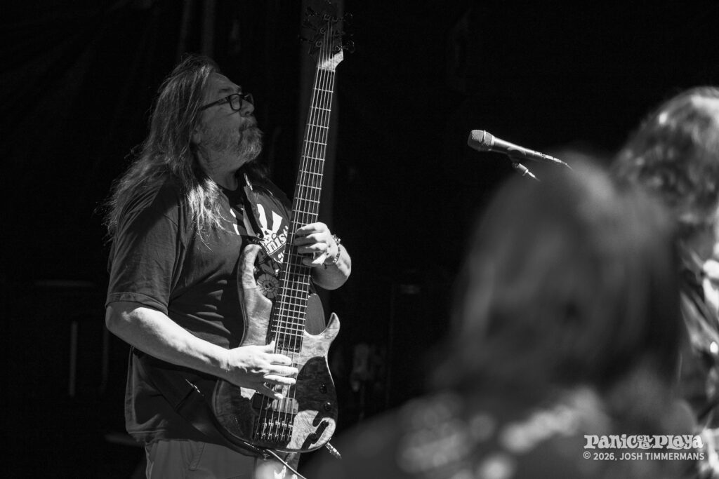 Widespread Panic rehearsal and soundcheck at Panic en la Playa Trece on January 19, 2026