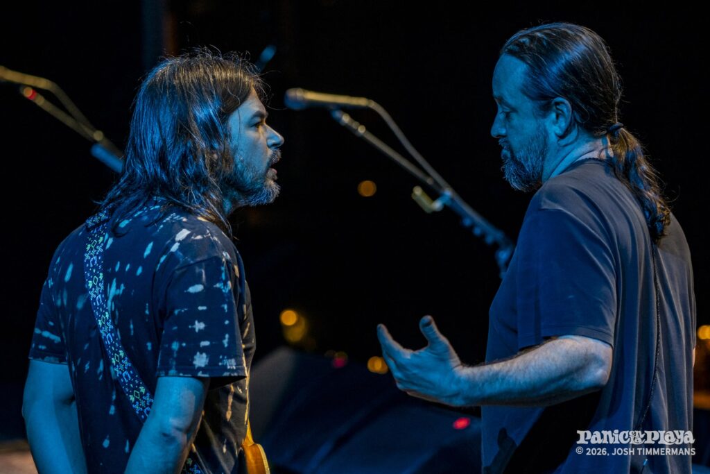 Widespread Panic rehearsal and soundcheck at Panic en la Playa Trece on January 19, 2026