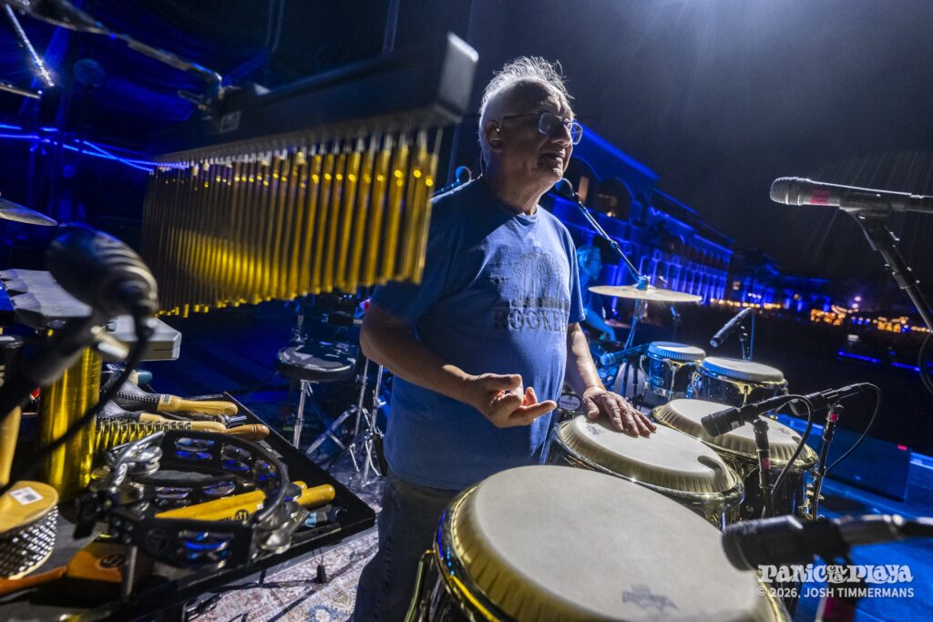 Widespread Panic rehearsal and soundcheck at Panic en la Playa Trece on January 19, 2026