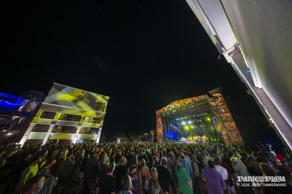 Widespread Panic live at Panic en la Playa Trece on Tuesday, January 20, 2026