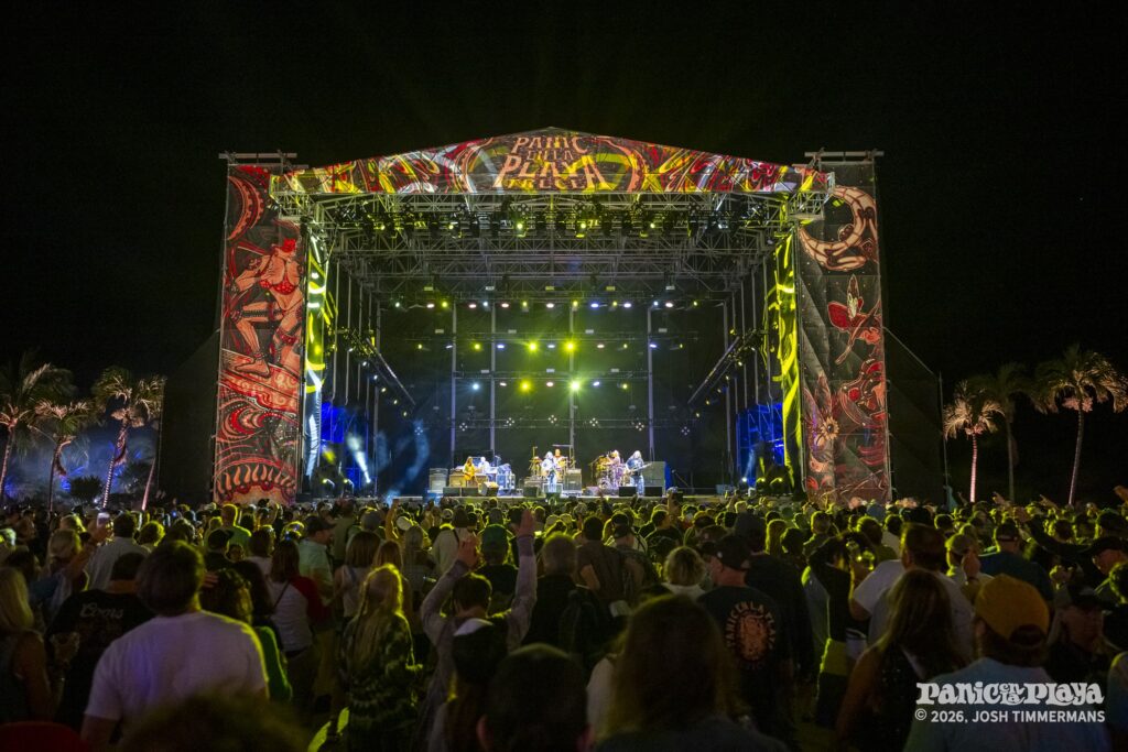Widespread Panic live at Panic en la Playa Trece on Tuesday, January 20, 2026