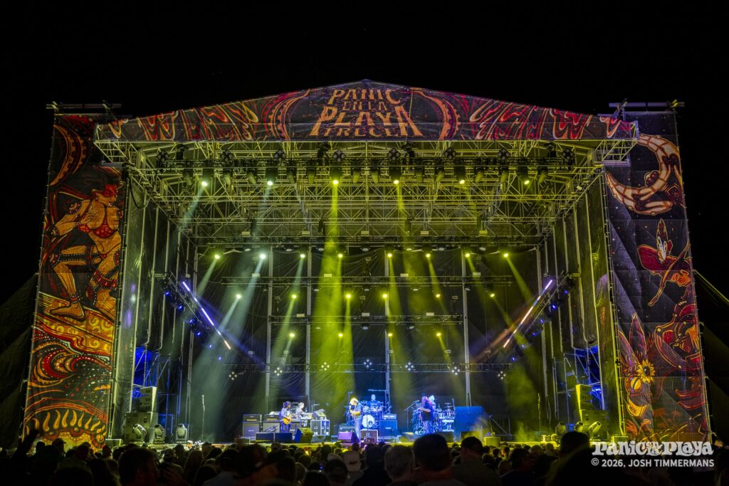 Widespread Panic live at Panic en la Playa Trece on Tuesday, January 20, 2026