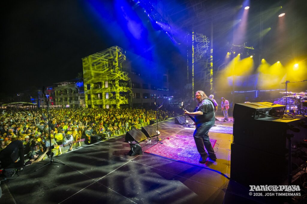 Widespread Panic live at Panic en la Playa Trece on Wednesday, January 21, 2026