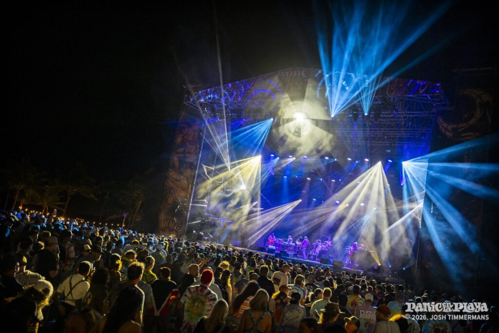 Widespread Panic live at Panic en la Playa Trece on Wednesday, January 21, 2026