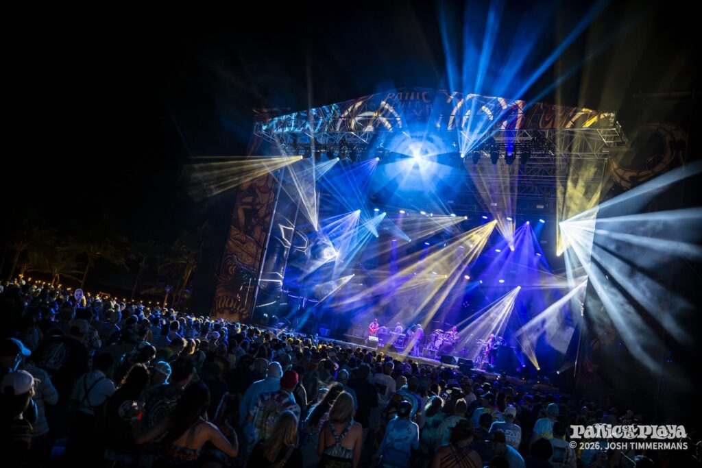 Widespread Panic live at Panic en la Playa Trece on Wednesday, January 21, 2026