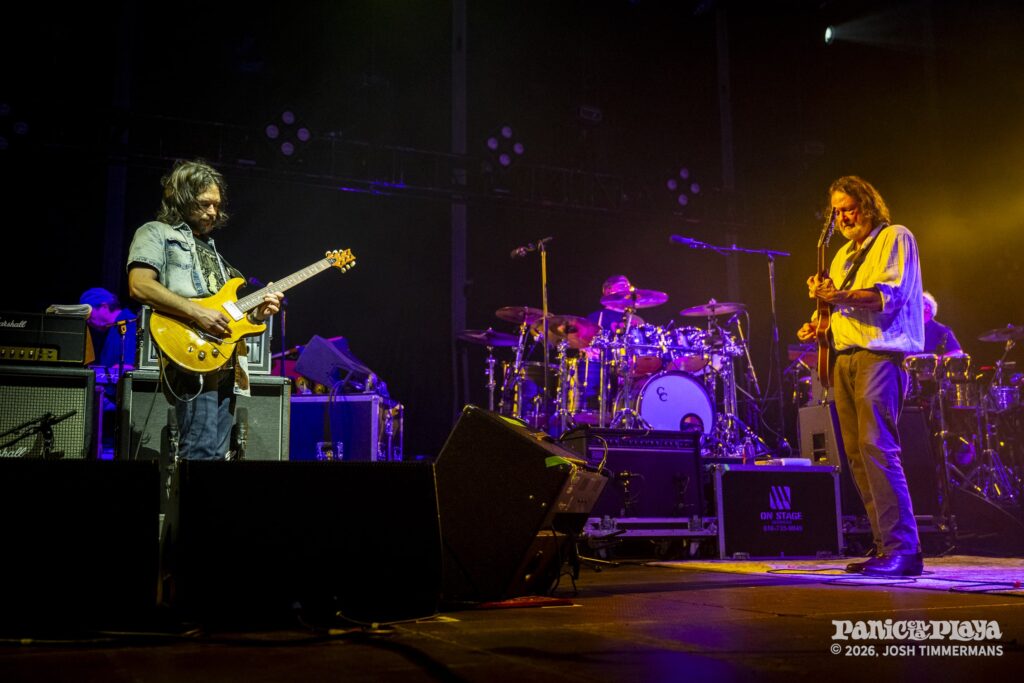 Widespread Panic live at Panic en la Playa Trece on Thursday, January 22, 2026