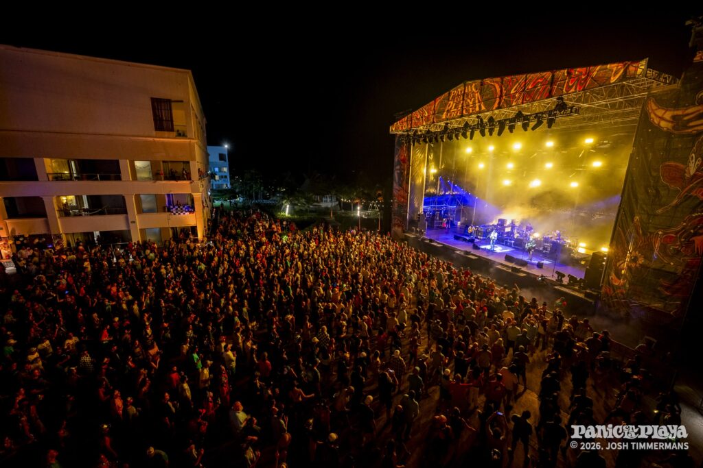 Widespread Panic live at Panic en la Playa Trece on Thursday, January 22, 2026