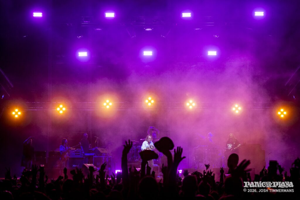 Widespread Panic live at Panic en la Playa Trece on Thursday, January 22, 2026