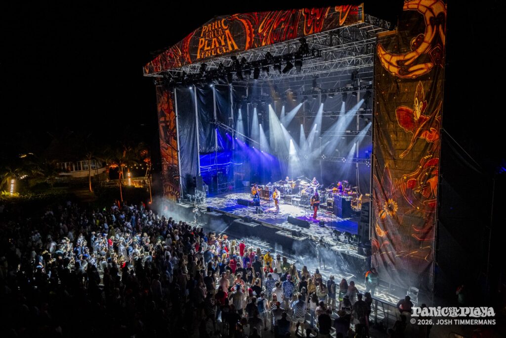Widespread Panic live at Panic en la Playa Trece on Thursday, January 22, 2026