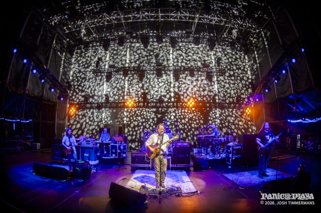 Widespread Panic live at Panic en la Playa Trece on Thursday, January 22, 2026