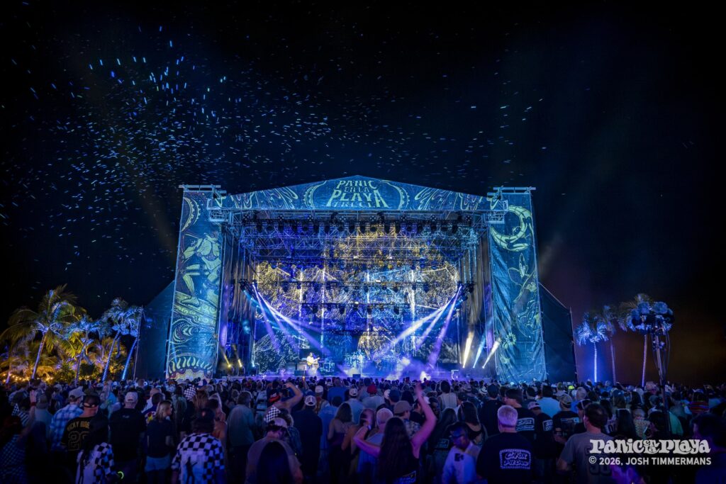 Widespread Panic live at Panic en la Playa Trece on Thursday, January 22, 2026