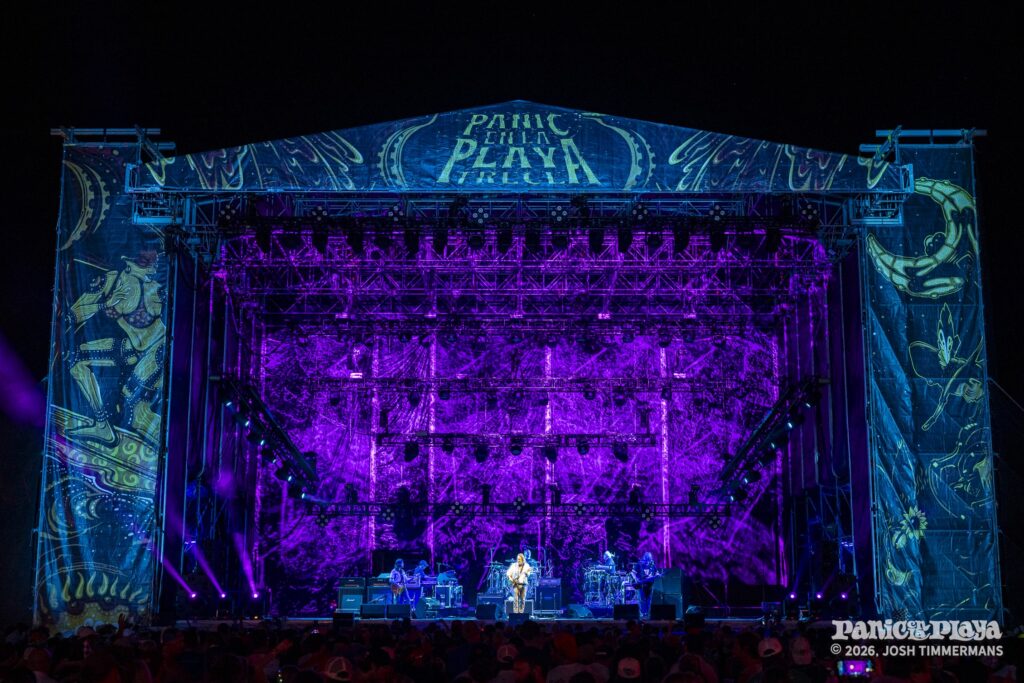 Widespread Panic live at Panic en la Playa Trece on Thursday, January 22, 2026