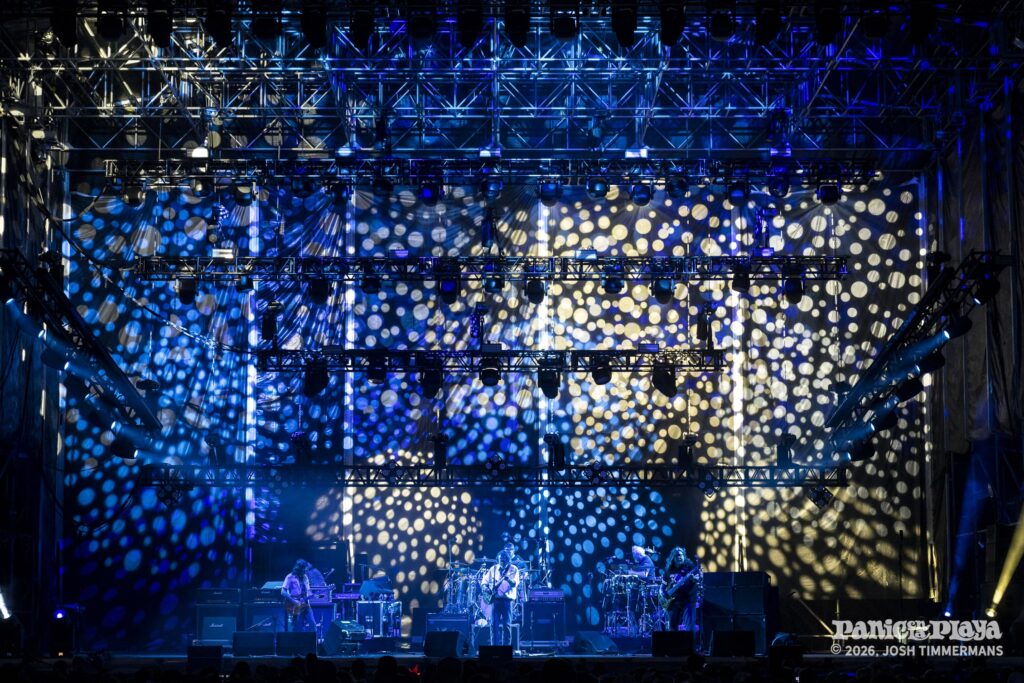 Widespread Panic live at Panic en la Playa Trece on Thursday, January 22, 2026