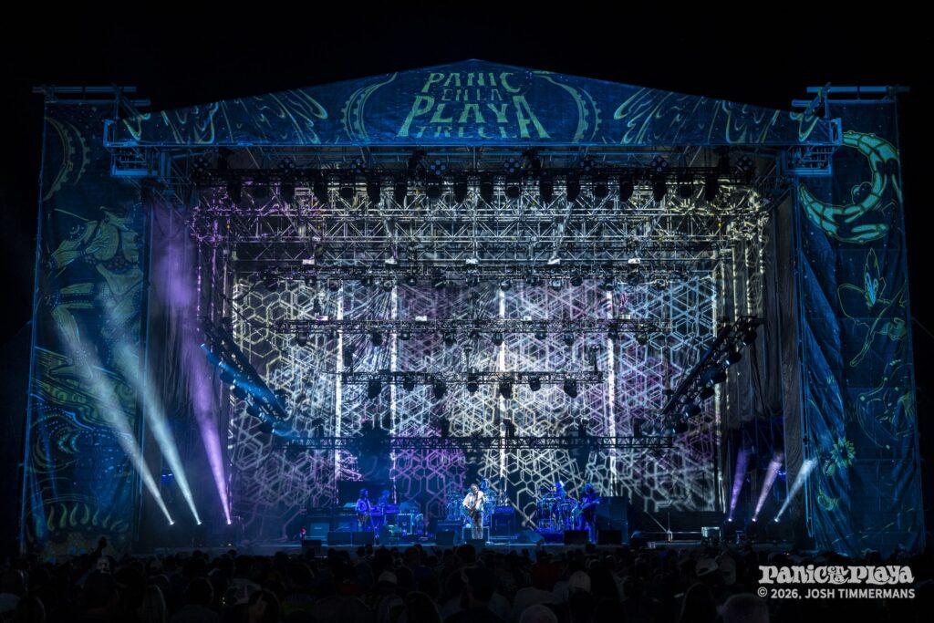 Widespread Panic live at Panic en la Playa Trece on Thursday, January 22, 2026