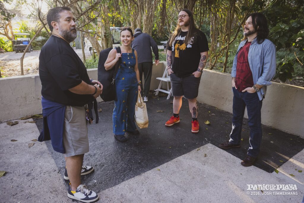 Widespread Panic performing at Panic en la Playa Trece on Friday, January 23, 2026