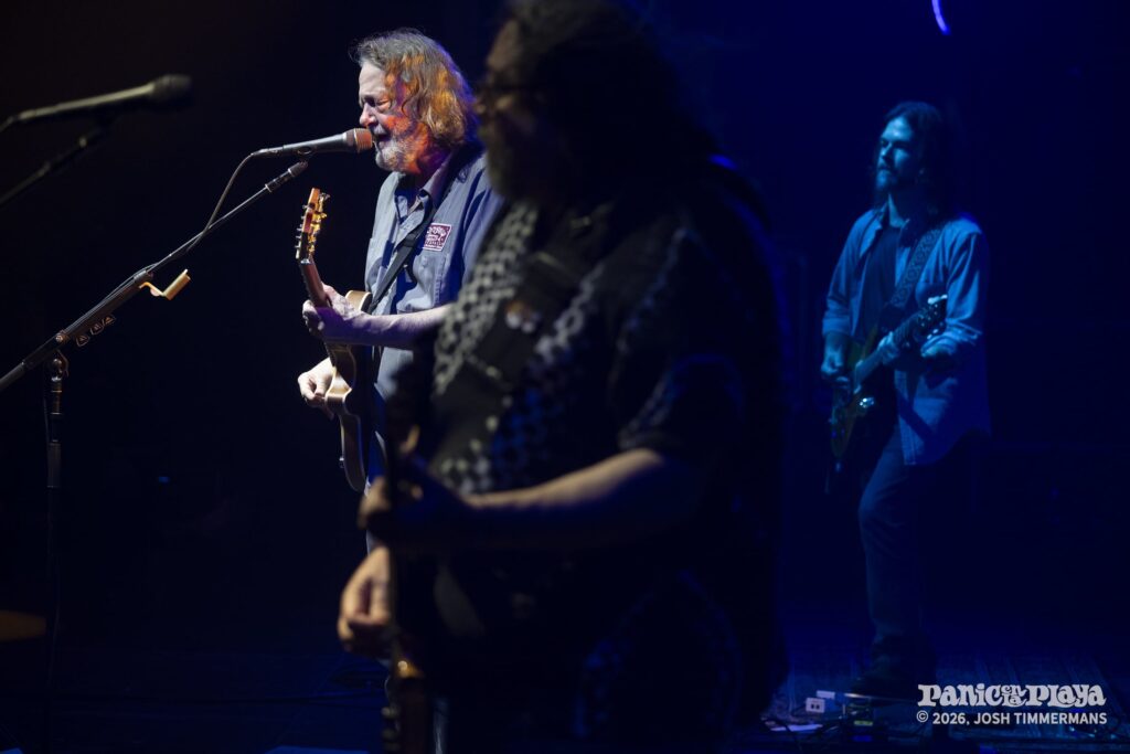 Widespread Panic performing at Panic en la Playa Trece on Friday, January 23, 2026