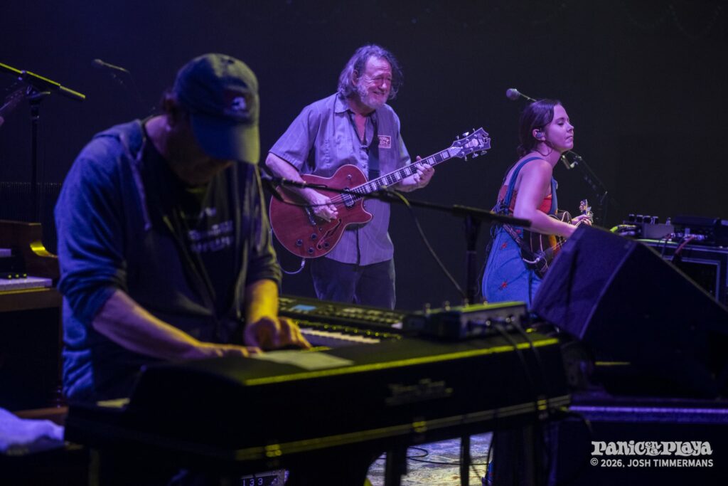 Widespread Panic performing at Panic en la Playa Trece on Friday, January 23, 2026