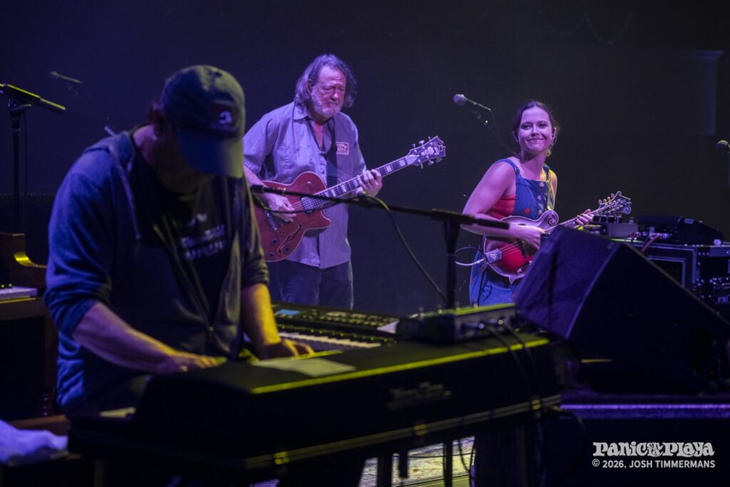 Widespread Panic performing at Panic en la Playa Trece on Friday, January 23, 2026