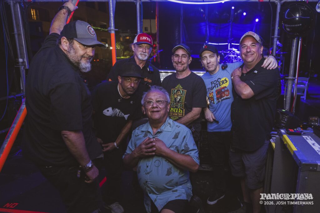 Widespread Panic performing at Panic en la Playa Trece on Friday, January 23, 2026