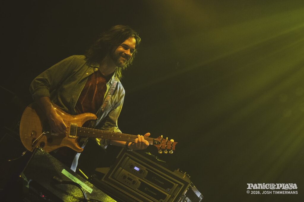 Widespread Panic performing at Panic en la Playa Trece on Friday, January 23, 2026