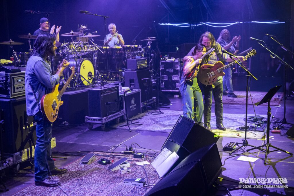 Widespread Panic performing at Panic en la Playa Trece on Friday, January 23, 2026