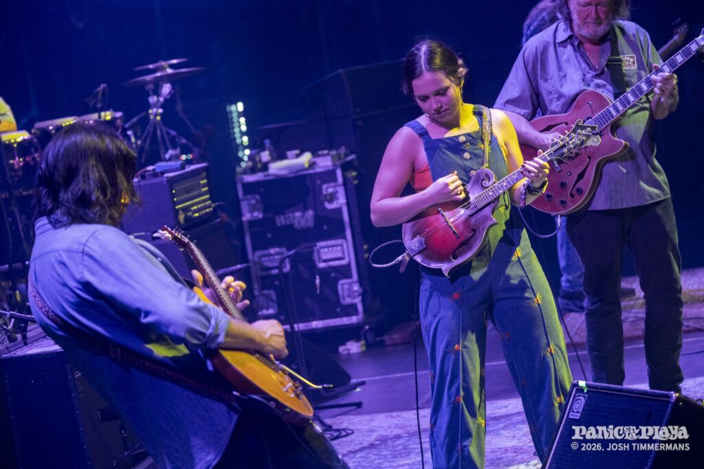 Widespread Panic performing at Panic en la Playa Trece on Friday, January 23, 2026