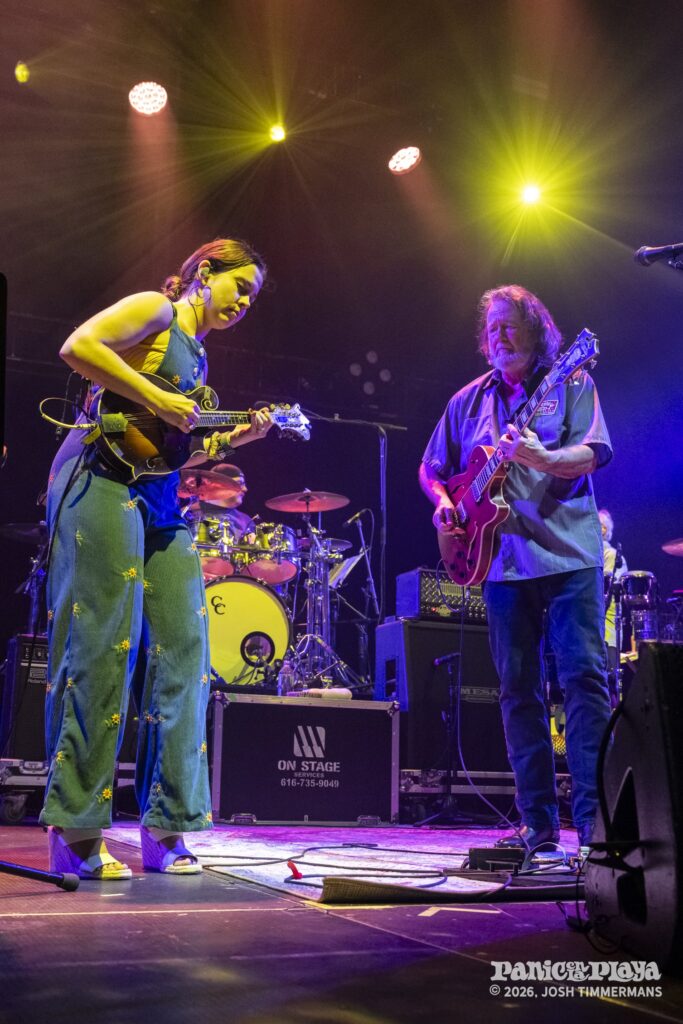 Widespread Panic performing at Panic en la Playa Trece on Friday, January 23, 2026