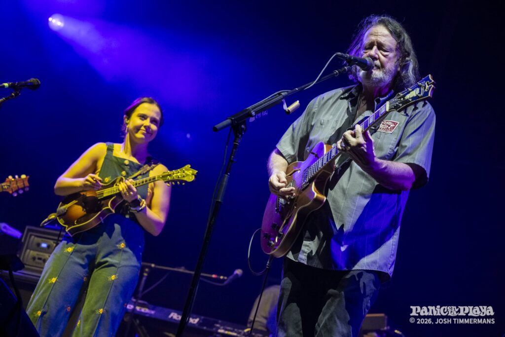 Widespread Panic performing at Panic en la Playa Trece on Friday, January 23, 2026