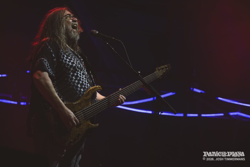 Widespread Panic performing at Panic en la Playa Trece on Friday, January 23, 2026