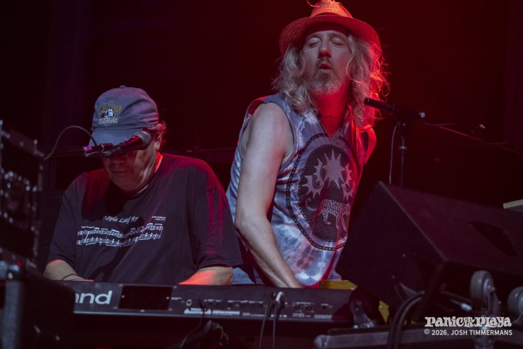 Widespread Panic performing at Panic en la Playa Trece on Friday, January 23, 2026