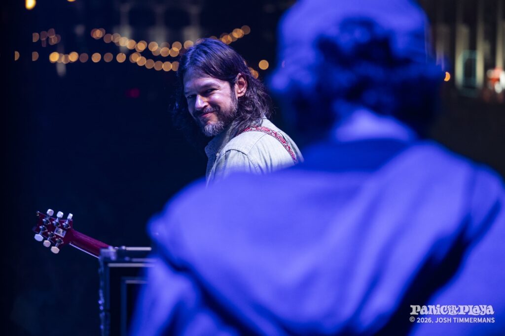 Widespread Panic performing at Panic en la Playa Trece on Friday, January 23, 2026