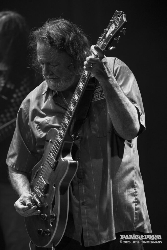 Widespread Panic performing at Panic en la Playa Trece on Friday, January 23, 2026