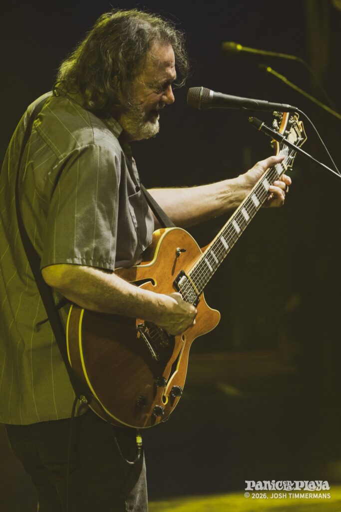 Widespread Panic performing at Panic en la Playa Trece on Friday, January 23, 2026