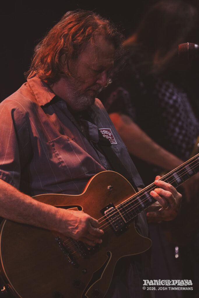 Widespread Panic performing at Panic en la Playa Trece on Friday, January 23, 2026