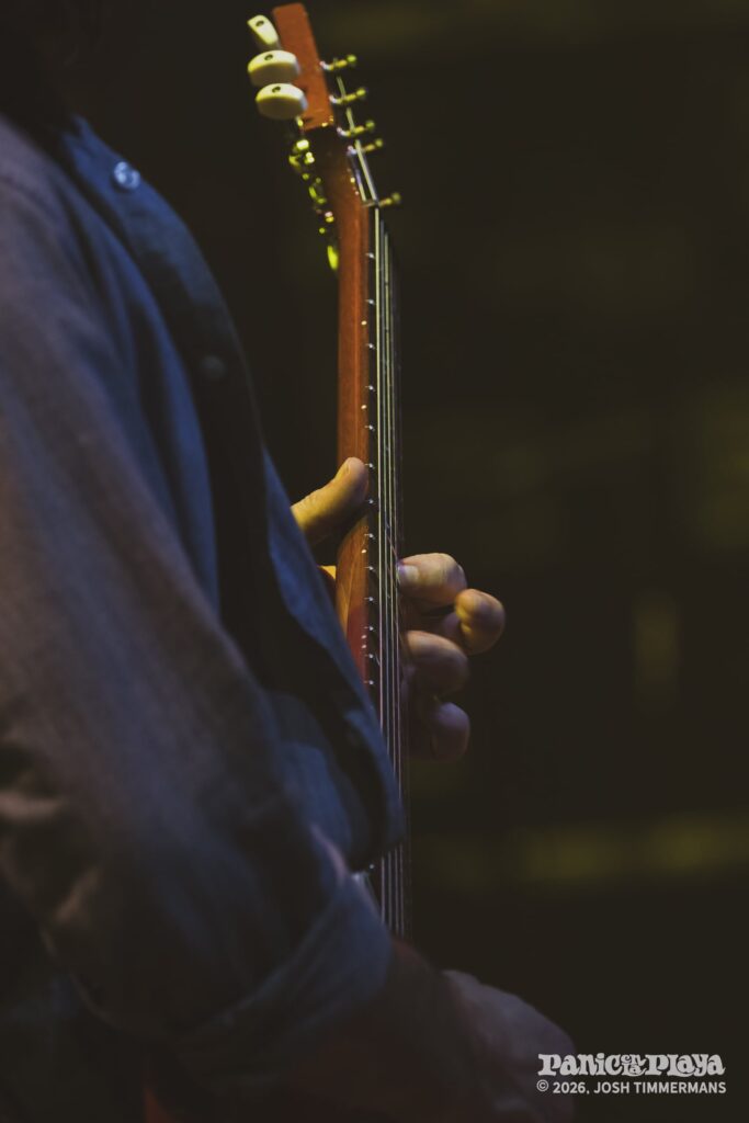 Widespread Panic performing at Panic en la Playa Trece on Friday, January 23, 2026