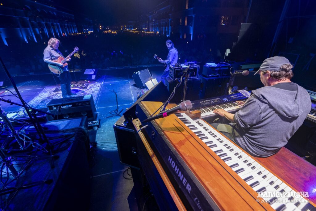 Widespread Panic performing at Panic en la Playa Trece on Friday, January 23, 2026