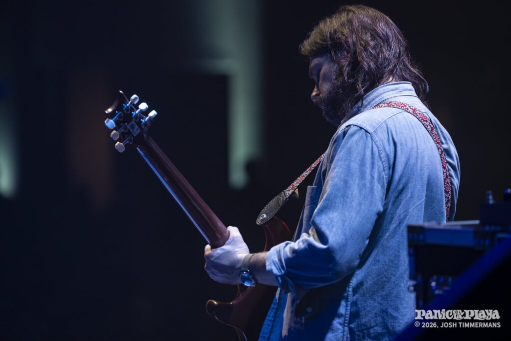 Widespread Panic performing at Panic en la Playa Trece on Friday, January 23, 2026