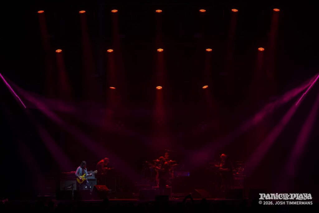 Widespread Panic performing at Panic en la Playa Trece on Friday, January 23, 2026