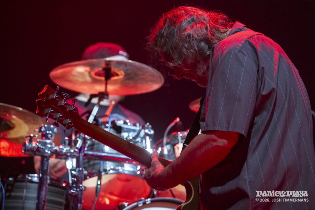 Widespread Panic performing at Panic en la Playa Trece on Friday, January 23, 2026