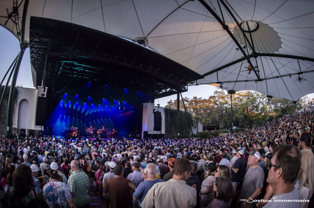 Widespread Panic show 3 of 3 at The St. Augustine Amphitheatre in St. Augustine, FL on Sunday, March 22, 2026