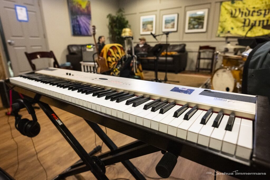 Widespread Panic's soundcheck day at St Augustine Amphitheatre on March 19, 2026