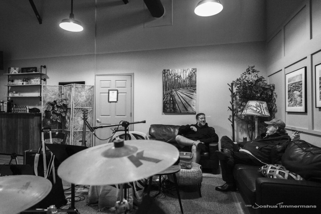 Widespread Panic's soundcheck day at St Augustine Amphitheatre on March 19, 2026