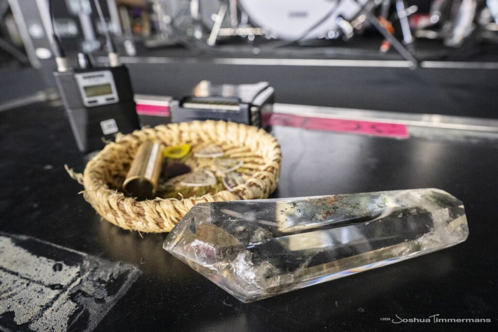 Widespread Panic's soundcheck day at St Augustine Amphitheatre on March 19, 2026