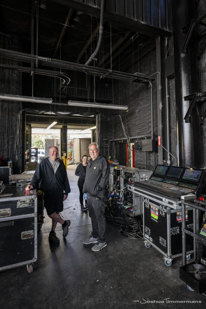 Widespread Panic's soundcheck day at St Augustine Amphitheatre on March 19, 2026